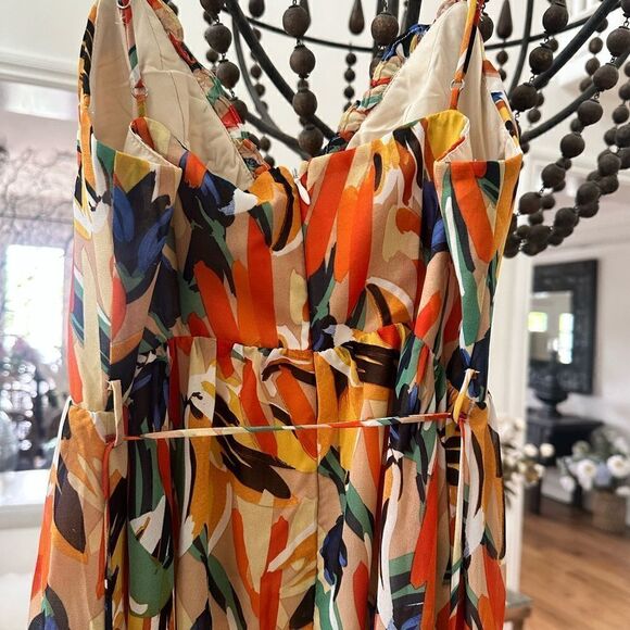 INDIKAH MIDI FLORAL DRESS NEW WITH TAGS - Picture 13 of 13